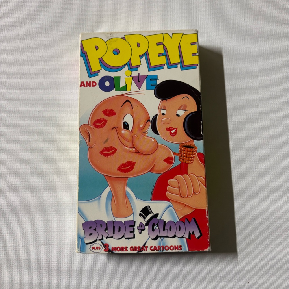 Vintage Popeye and Olive VHS Tape